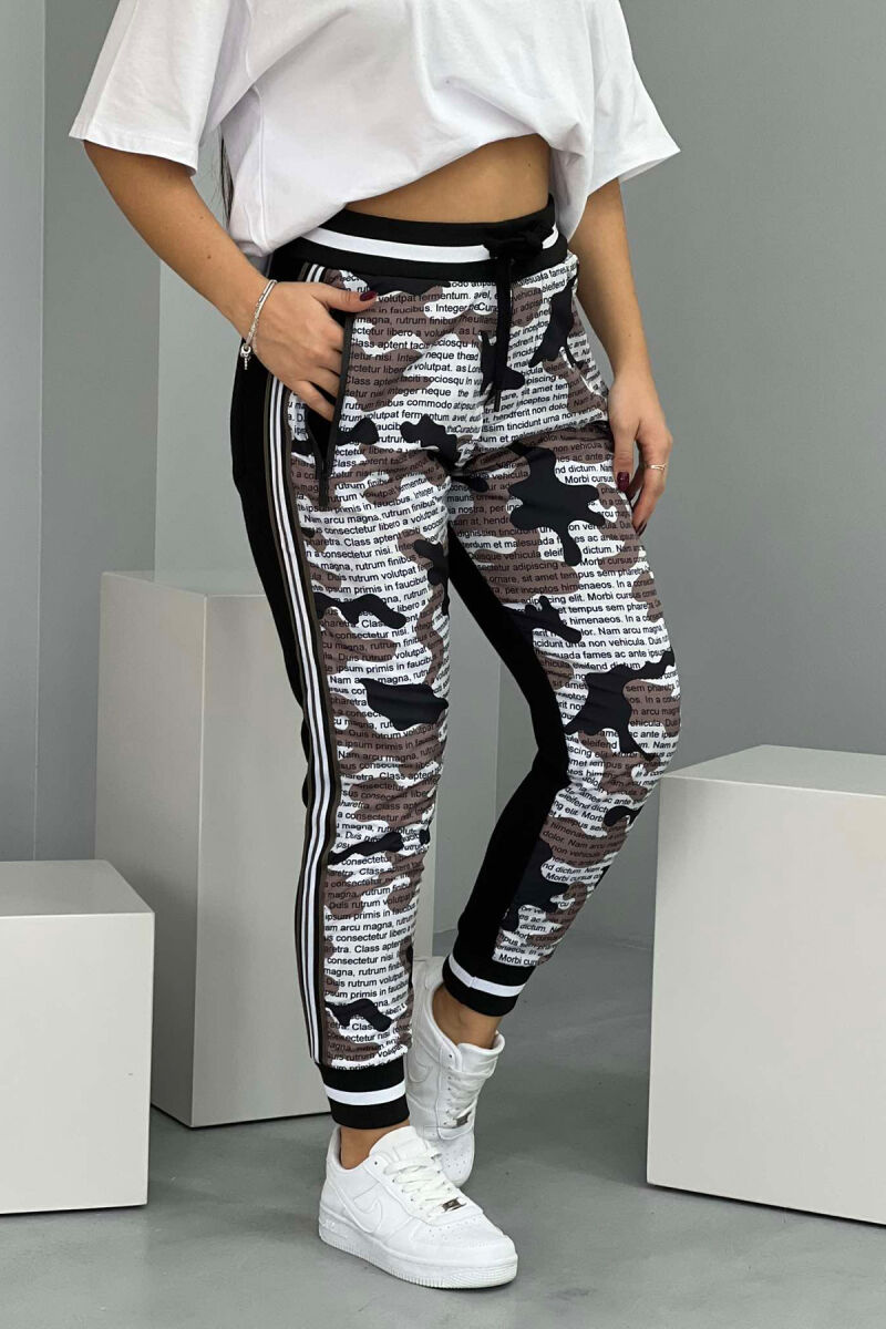 LITTLE WRITTINGS DIFFERENT COLORS WOMEN SWEATPANTS MULTIPLE/SHNGJ - 1