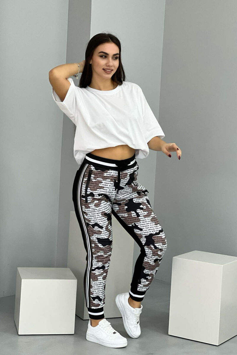 LITTLE WRITTINGS DIFFERENT COLORS WOMEN SWEATPANTS MULTIPLE/SHNGJ - 2