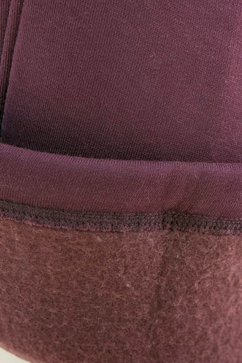 LITTLE WRITTINGS FLUFFY WOMEN SWEATPANTS BURGUNDY/VISHNJE - 6