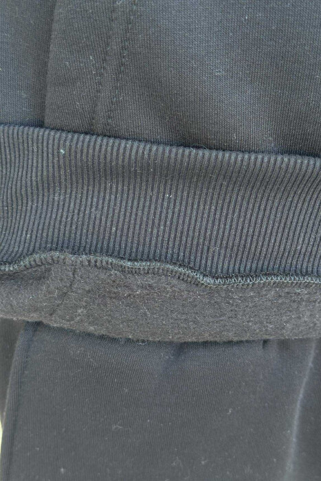 LITTLE WRITTINGS HOODIE+JOGGERS FLUFFY MEN SET BLACK/ E ZEZE - 5