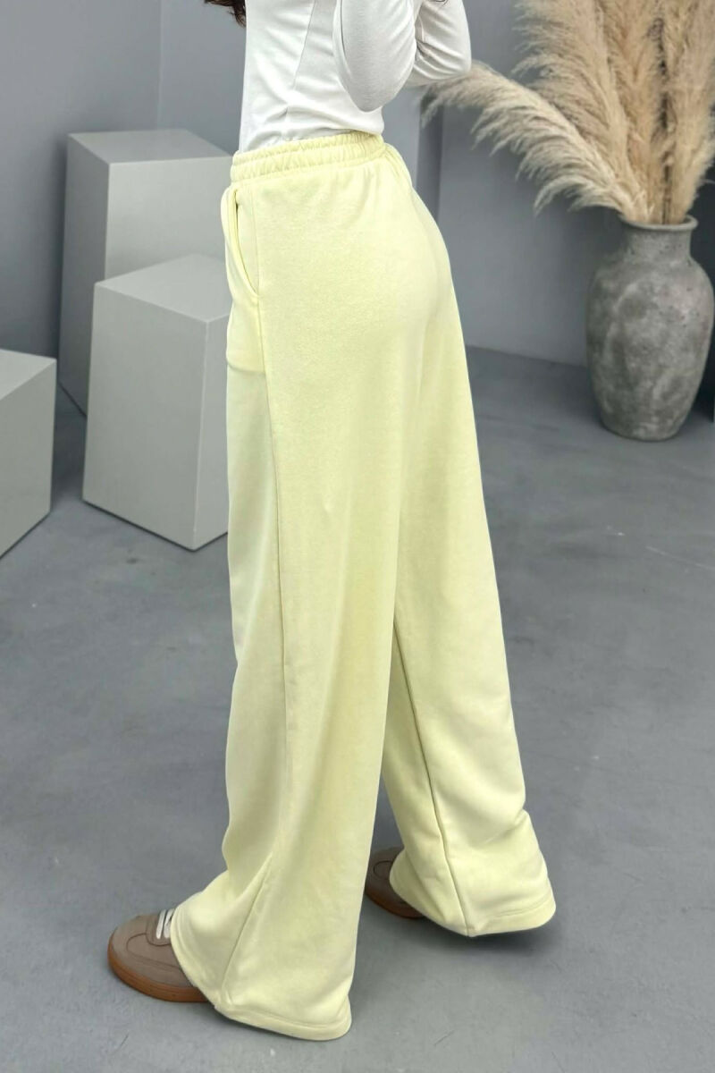 LITTLE WRITTINGS SIMPLE WOMEN SWEATPANTS YELLOW/E VERDHE - 3