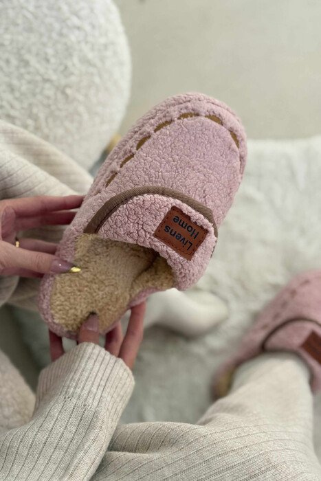LITTLE WRITTINGS TEDDY WOMEN SLIPPERS PINK/ROZE - 5