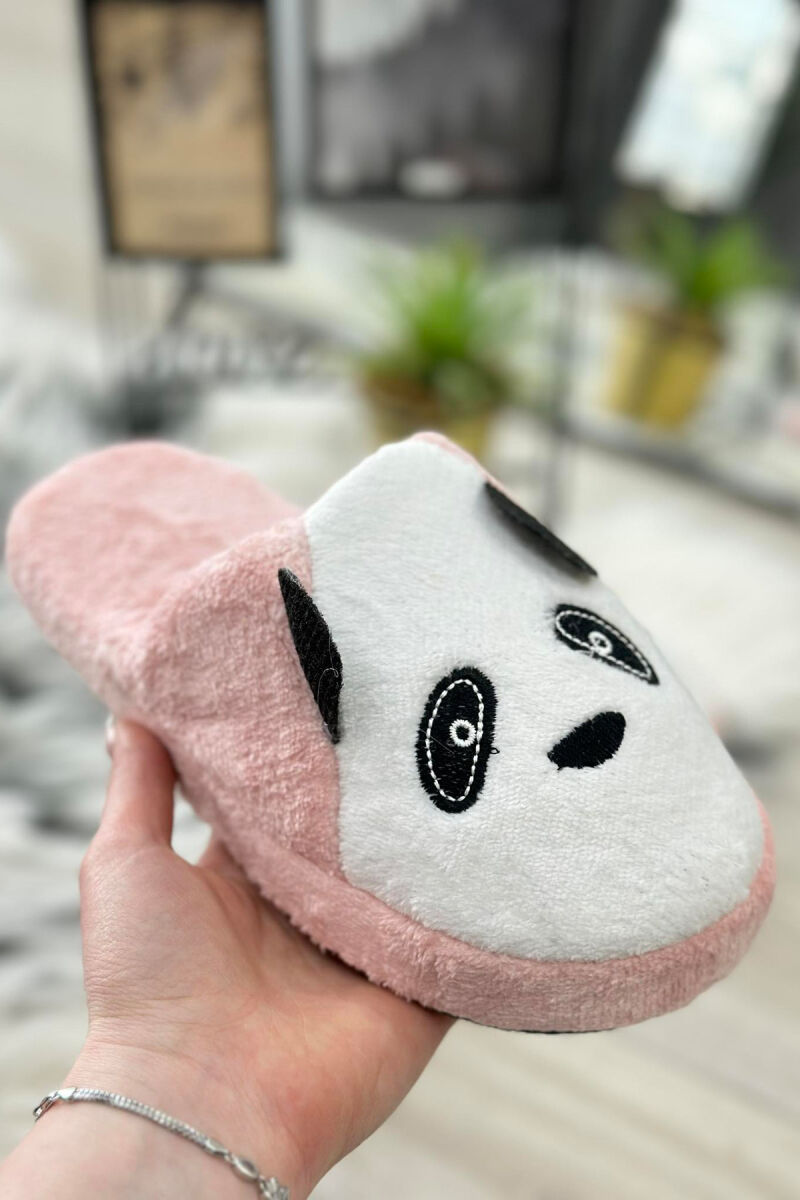 LLITTLE DOG FACE HOME SLIPPERS WOMAN BABY PINK/ROZB - 4