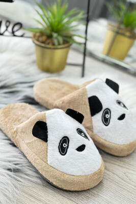 LLITTLE DOG FACE HOME SLIPPERS WOMAN BEIGE/BEZHE 