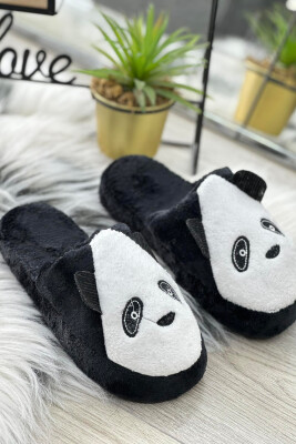 LLITTLE DOG FACE HOME SLIPPERS WOMAN BLACK/ E ZEZE 