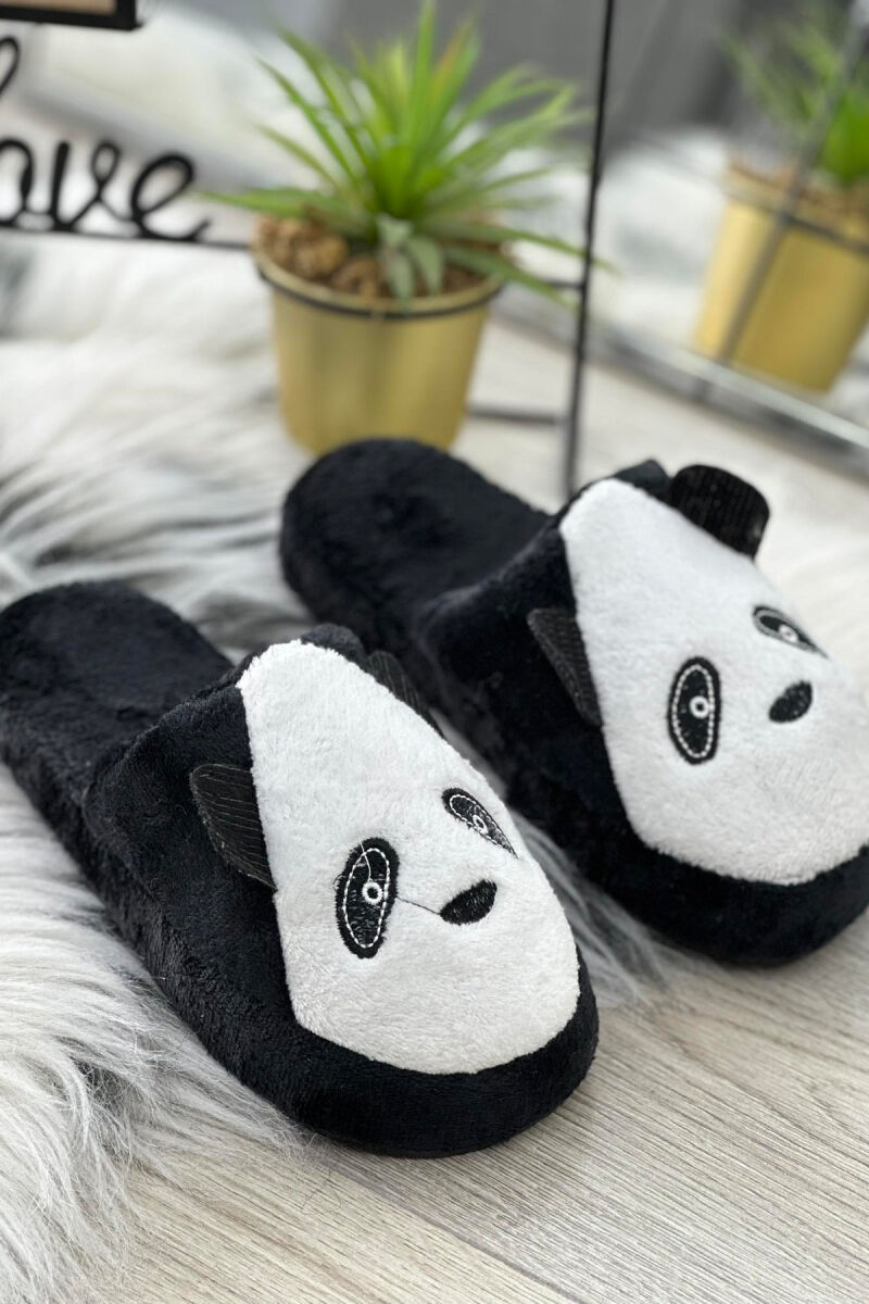 LLITTLE DOG FACE HOME SLIPPERS WOMAN BLACK/ E ZEZE - 3