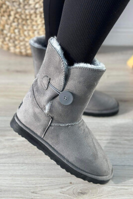 LONG BUTTON WOMAN UGG GREY/GRI 