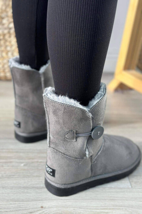 LONG BUTTON WOMAN UGG GREY/GRI - 2