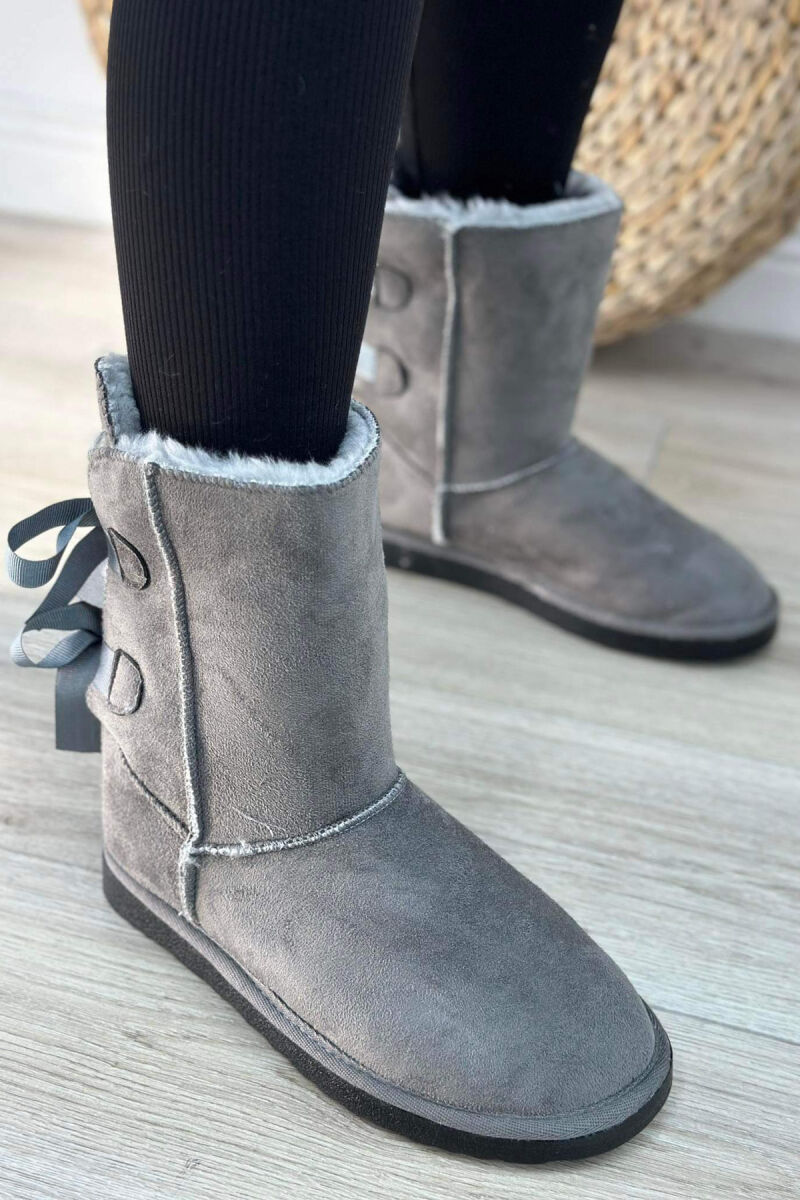 LONG LACES WOMAN UGG GREY/GRI - 5