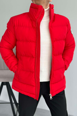 HIGH NECK MEN PUFFER JACKET RED/E KUQE 