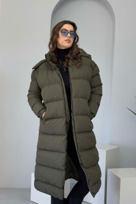 LONG WOMEN PUFFER JACKET GREEN/JESHILE 