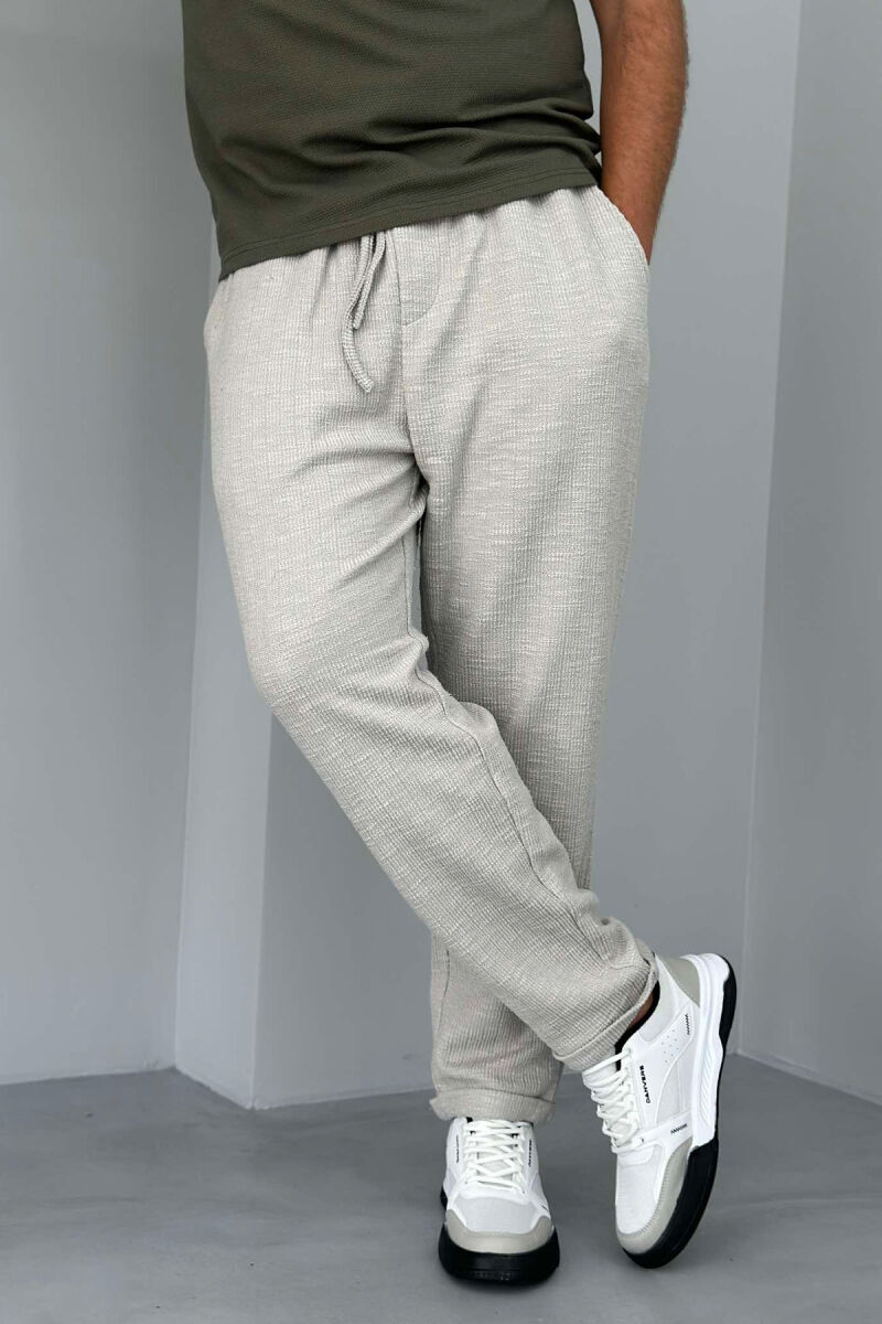 LOOSE LACING MEN PANTS LIGHT GREY/GZ - 4