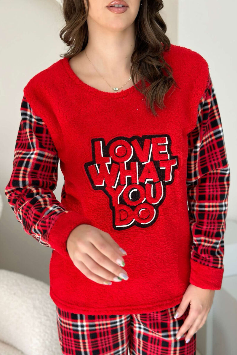 LOVE WOMAN PYJAMAS RED/E KUQE - 3