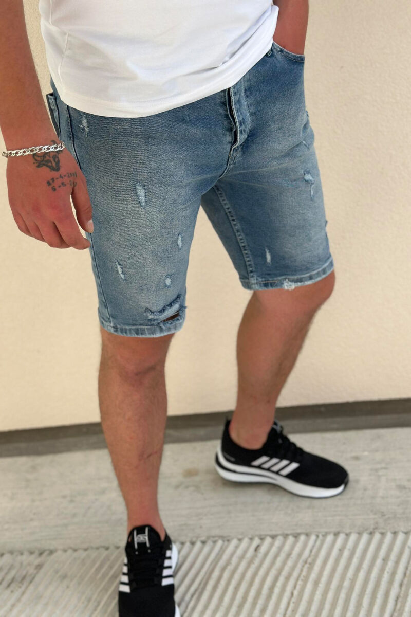 MAN SHORT JEANS LIGHTBLUE/BZ - 2