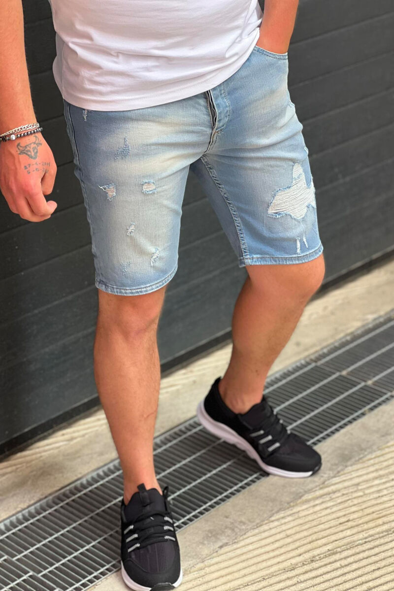 MANS SHORT JEANS LIGHTBLUE/BZ - 3