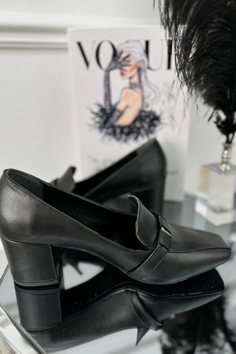 MATT SILVER DETAILS WOMAN HEELS BLACK/ E ZEZE - 3