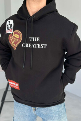 MOHAMAD ALI DESIGN MEN HOODIE BLACK/ E ZEZE 