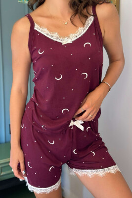 MOON STARS WOMAN PYJAMAS BUYRDGUNDY/VISHNJE 