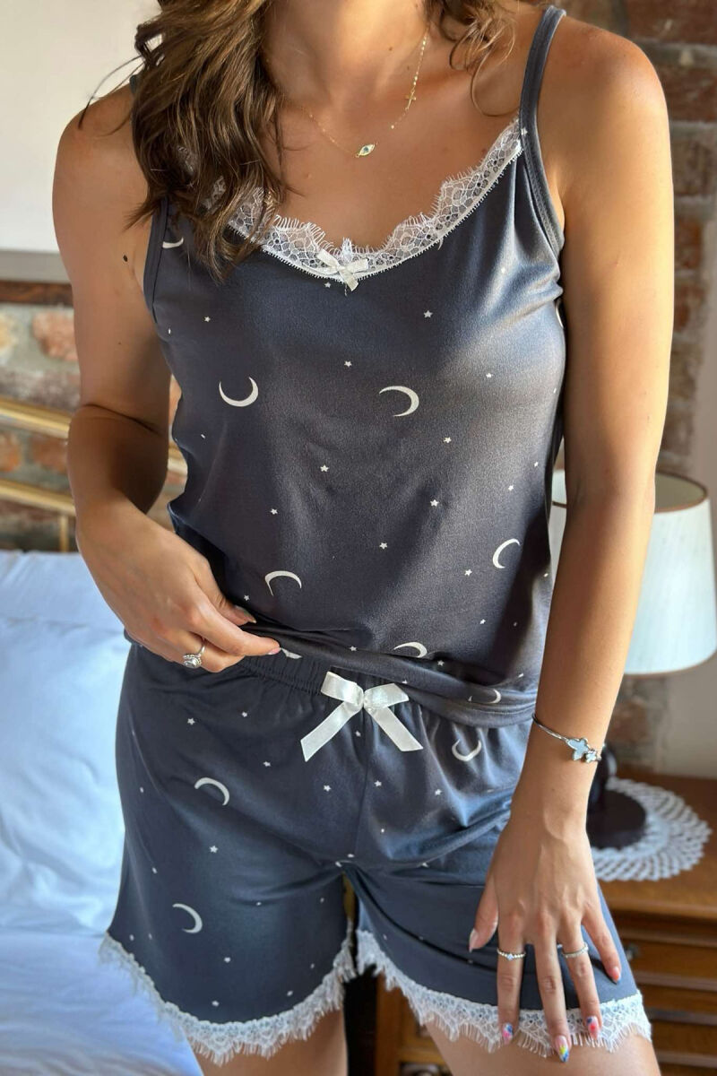 MOON STARS WOMAN PYJAMAS GREY/GRI - 1