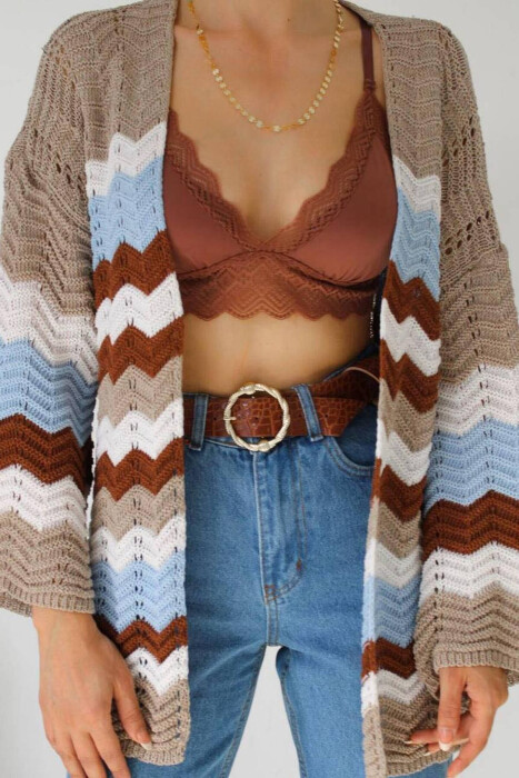 MULTIPLE COLORS WOMAN CADIGAN MULTIPLE/SHNGJ 