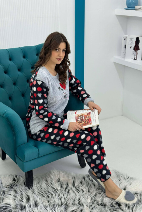 MY LOVE HEART WOMAN PYJAMAS GREY/GRI - 2