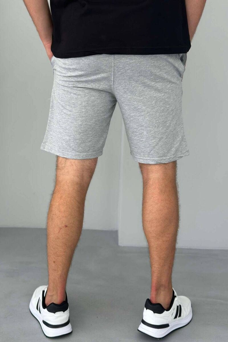 NEW GENERATION ZIPPER POCKETS MEN SHORTS GREY/GRI - 4