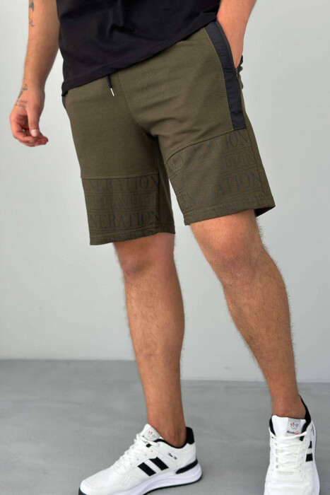 NEW GENERATION ZIPPER POCKETS MEN SHORTS OLIVE/ULLI 