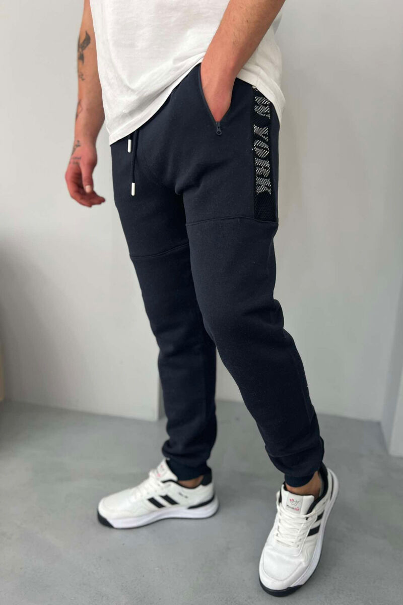 NEW YORK FLUFFY MEN SWEATPANTS BLUE/BLU - 3