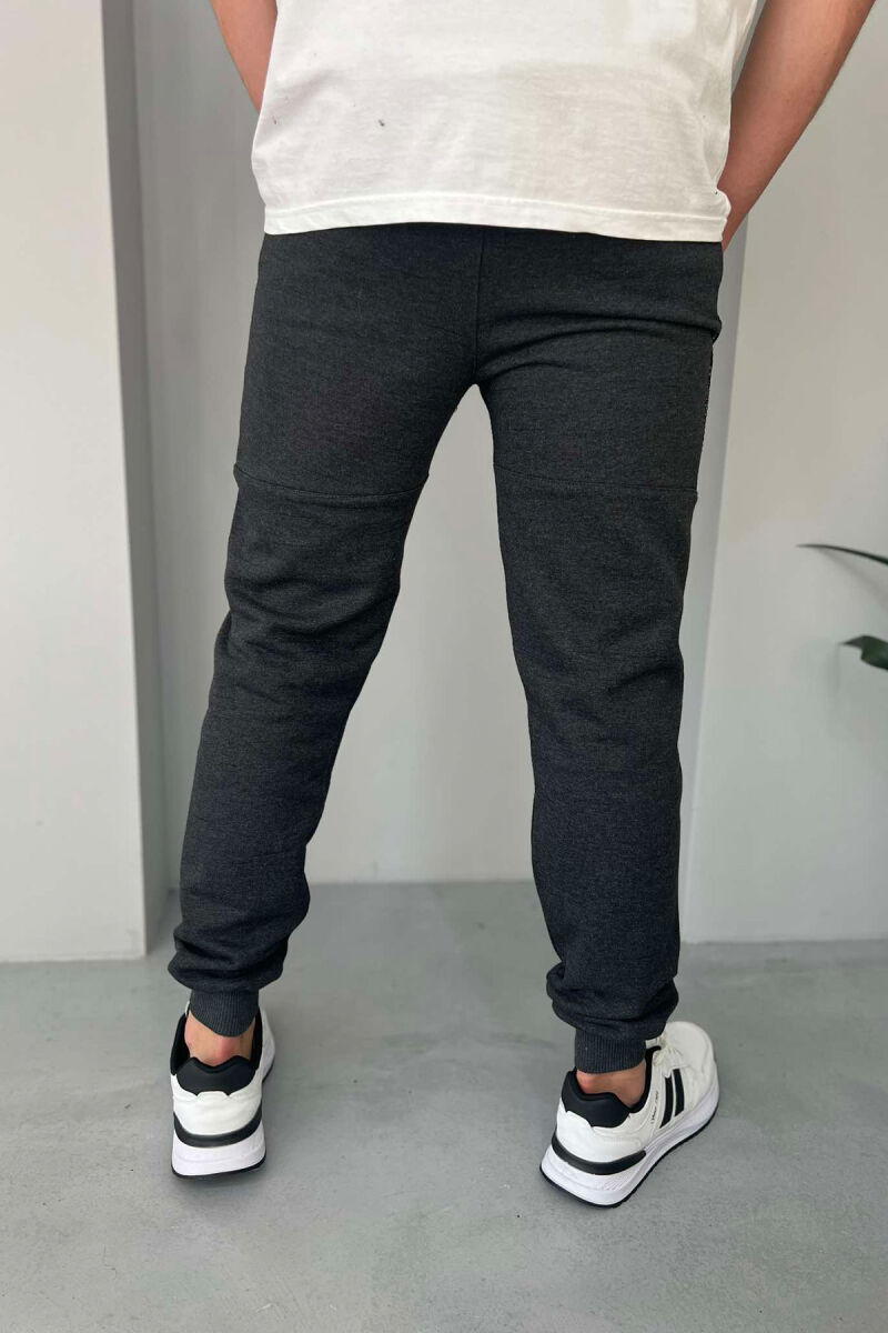 NEW YORK FLUFFY MEN SWEATPANTS DARK GREY/GEE - 3