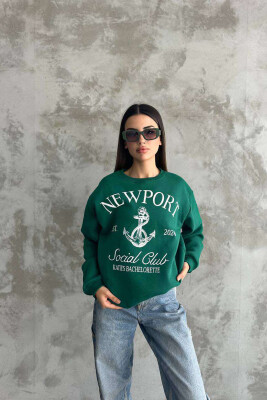 NEWPORT LOGO WOMEN SWEATSHIRT GREEN/JESHILE 