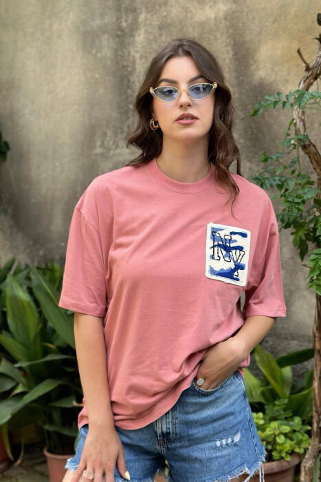 NY COTTON WOMAN T-SHIRT VINEGAR/UTHULL 