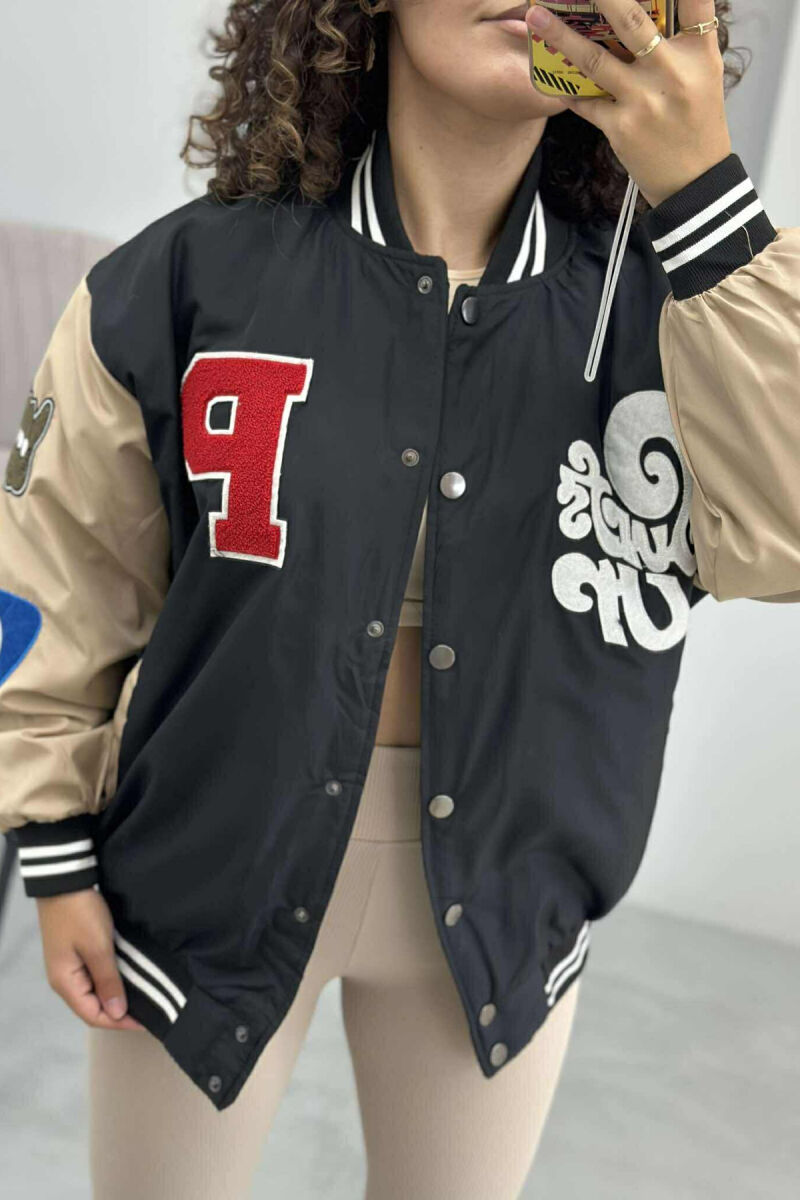 OLD SCHOOL DESIGN WOMEN JACKET BLACK/ E ZEZE - 7