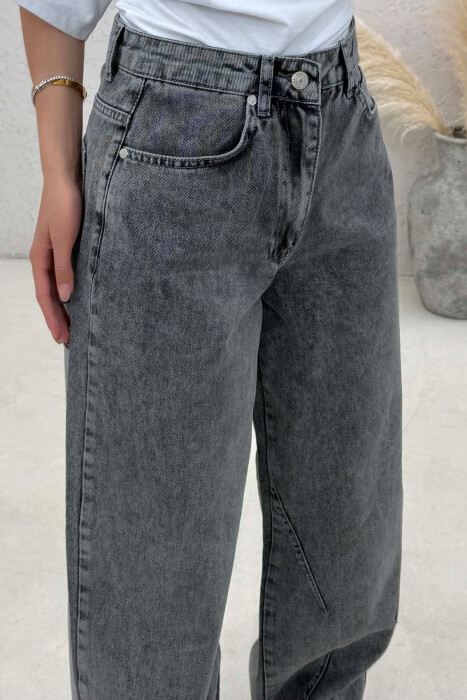 ONE COLOR BALLON WOMAN JEANS GREY/GRI - 5