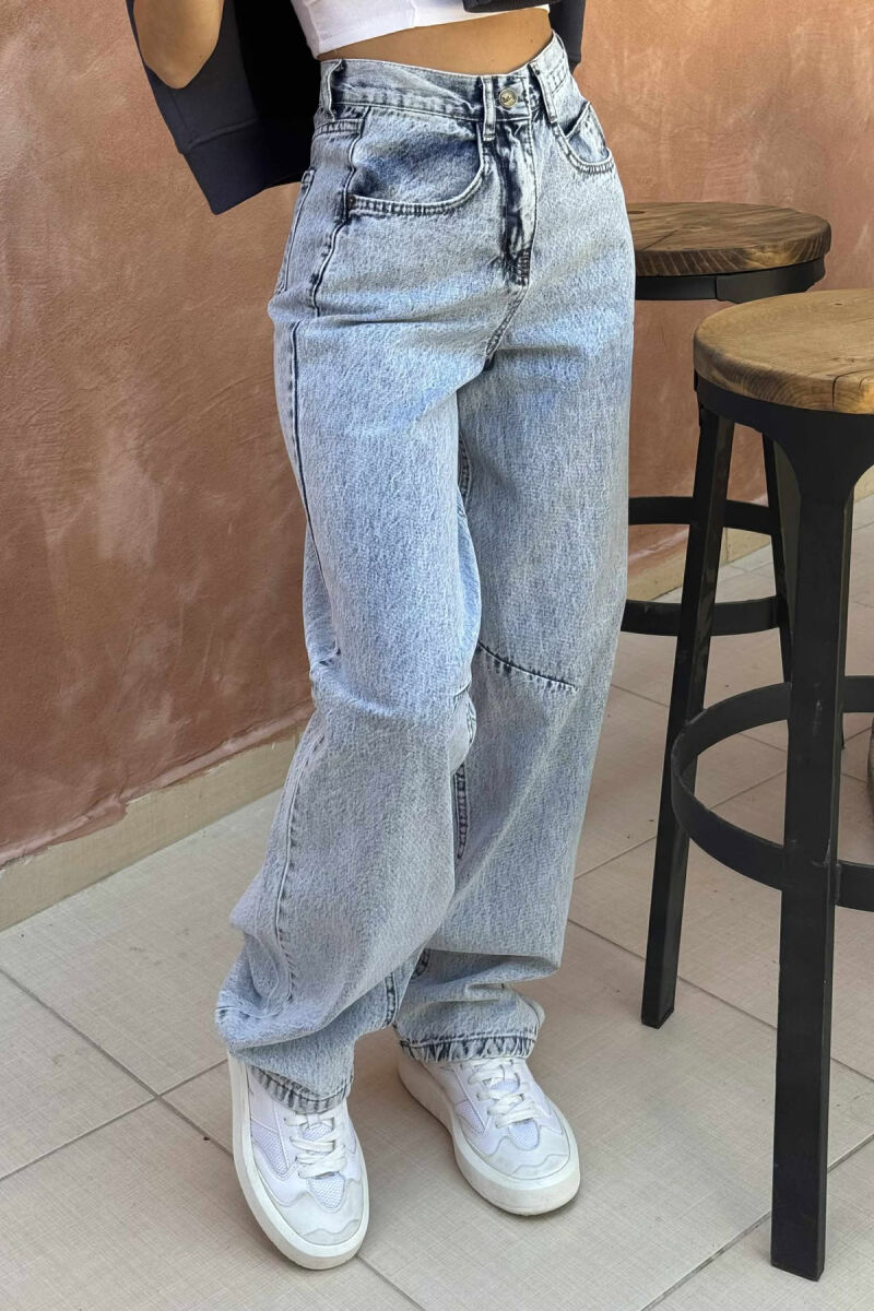 ONE COLOR BALLOON WOMEN JEANS LIGHTBLUE/BZ - 3