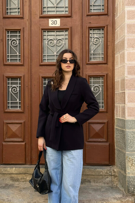 XHAKETE E THJESHTE KLASIKE DHE ME DETAJIN E LIDHSEVE PER FEMRA NE NGJYRE TE ZEZE - KLAUDIO FASHION