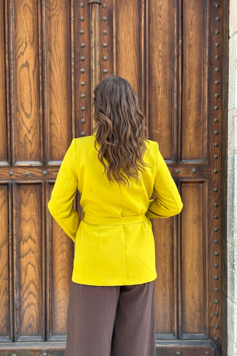 ONE COLOR CLASSIC LACING SIMPLE WOMEN JACKET LIGHT GREEN/JEZB - 2