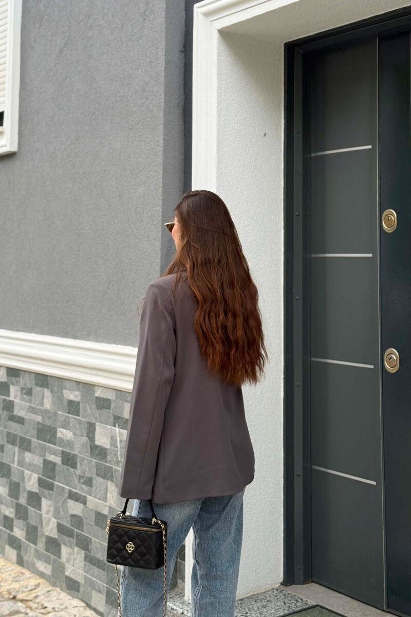 ONE COLOR CLASSIC WOMAN JACKET IRON GREY/GRI HEKURI - 2