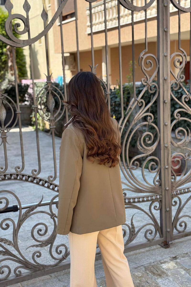 ONE COLOR CLASSIC WOMAN JACKET OLIVE/ULLI - 2