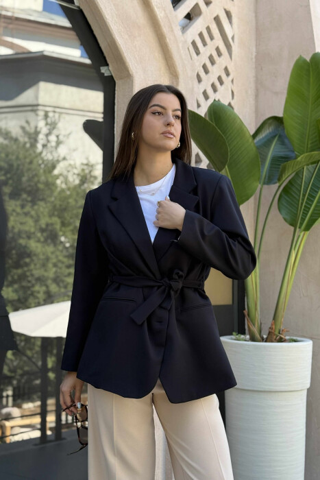 ONE COLOR CLASSIC WOMEN JACKET BLACK/ E ZEZE 