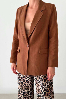 ONE COLOR CLASSIC WOMEN JACKET BROWN/KAFE 