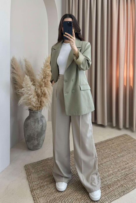 ONE COLOR CLASSIC WOMEN JACKET OLIVE/ULLI 