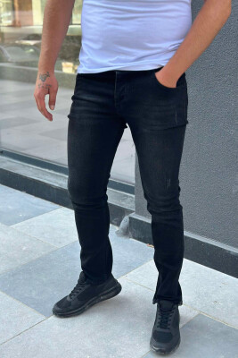 ONE COLOR DENIM MEN JEANS BLACK/ E ZEZE 