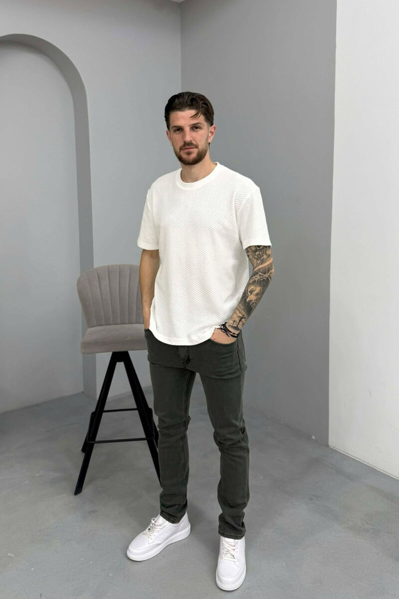 ONE COLOR ELASTIC MEN JEANS GREY/GRI - 1