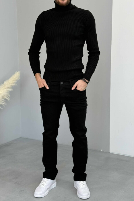 XHINSE TË THJESHTA NJË NGJYRËSHE ME ELASTICITET PËR MESHKUJ NË NGJYRË GRI - KLAUDIO FASHION