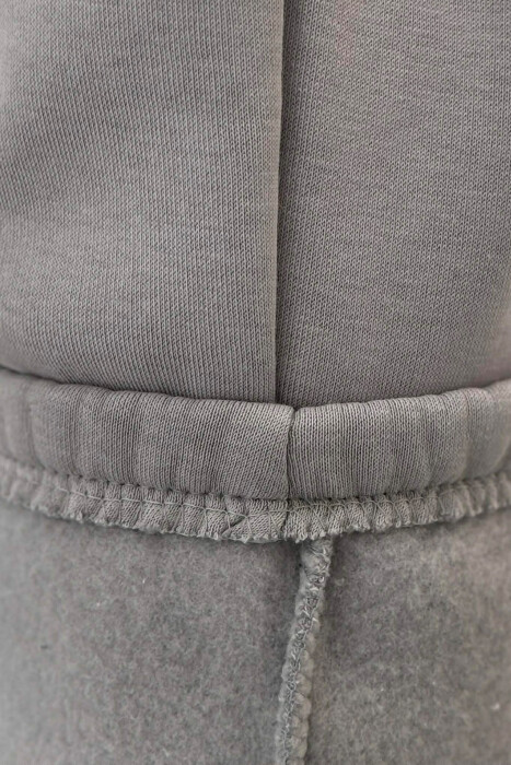 ONE COLOR FLUFFY WOMEN JOGGERS GREY/GRI - 6