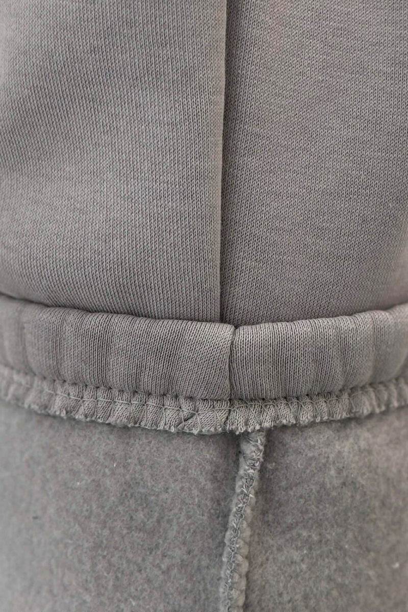 ONE COLOR FLUFFY WOMEN JOGGERS GREY/GRI - 6