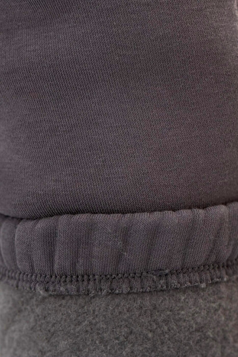 ONE COLOR FLUFFY WOMEN JOGGERS IRON GREY/GRI HEKURI - 4