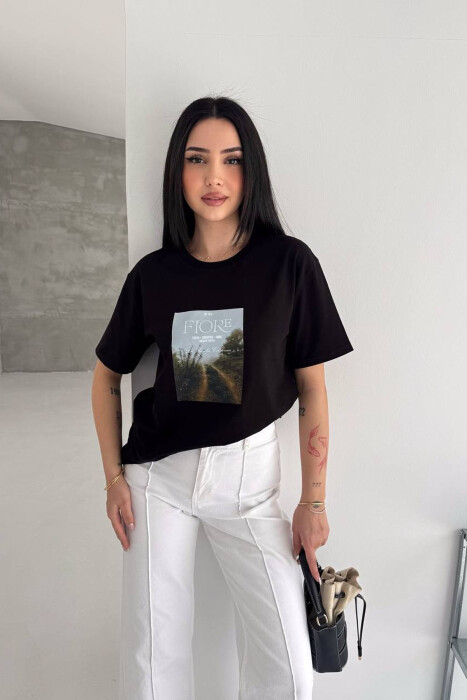 T-SHIRT PER FEMRA NE NGJYRE TE ZEZE - KLAUDIO FASHION