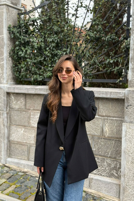 SET XHAKETE KLASIKE + PANTALLONA PER FEMRA NE NGJYRE TE ZEZE - KLAUDIO FASHION