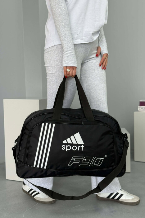 ONE COLOR HANDLE TRAVEL BAG BLACK/ E ZEZE - KLAUDIO FASHION